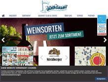 Tablet Screenshot of getraenke-kistner.de